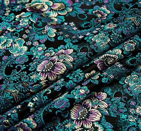 small floral metallic jacquard fabric|metallic brocade fabric.